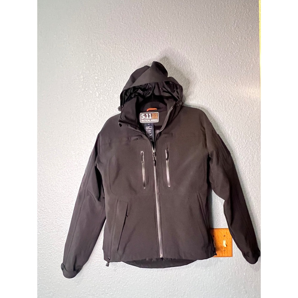 5.11 Tactical Series Sabre 2.0 Jacket Mens XS Black Softshell Hooded 48112